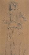 Fernand Khnopff Study For Memories Germany oil painting artist